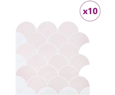 Žuvies žvynų plytelė 50 pcs Šviesiai rožinė 30 x 30 cm