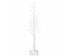Žvaigždinė Kalėdų eglutė Balta 17 x 17 x 150 cm Plastmasė