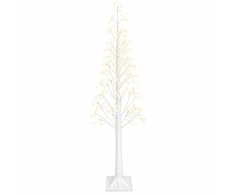 Žvaigždinė Kalėdų eglutė Balta 180 cm Plastmasė 432 LED
