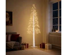 Žvaigždinė Kalėdų eglutė Balta 180 cm Plastmasė 432 LED