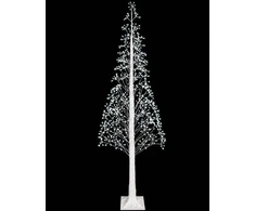 Žvaigždinė Kalėdų eglutė Balta 25 x 25 x 240 cm Plastmasė