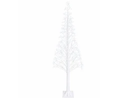Žvaigždinė Kalėdų eglutė Balta 25 x 25 x 240 cm Plastmasė