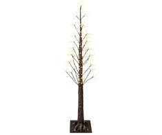 Žvaigždinė Kalėdų eglutė Ruda 150 cm Plastmasė 304 LED