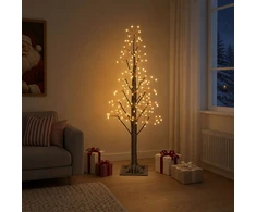 Žvaigždinė Kalėdų eglutė Ruda 150 cm Plastmasė 304 LED