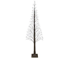 Žvaigždinė Kalėdų eglutė Ruda 240 cm Plastmasė 688 LED