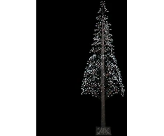 Žvaigždinė Kalėdų eglutė Ruda 240 cm Plastmasė 688 LED
