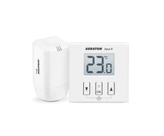 AURATON Apus SET (AURATON 200 RTA) belaidis termoreguliatorius su elektronine radiatoriaus vožtuvo galva (komplektas)