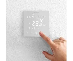 AURATON PICTOR DS savaitinis, 2 davikliu, programuojamas laidinis termostatas, Spalva: Juoda