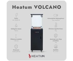 Dujinis šildytuvas Heatum VOLCANO