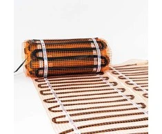 Elektrinis šildomų grindų kilimėlis - tinklelis Warmset Juodas 150 W (150-05)