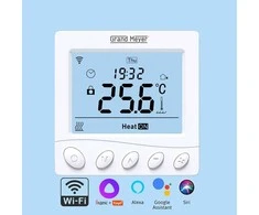 Grand Meyer® W350 Programuojamas termostatas su WIFI, laidinis, savaitinis, potinkinis, 230V, 16A