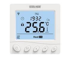 Grand Meyer® W350 Programuojamas termostatas su WIFI, laidinis, savaitinis, potinkinis, 230V, 16A