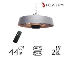 Infraraudonųjų spindulių šildytuvas Heatum H2000R VERSE Juodas