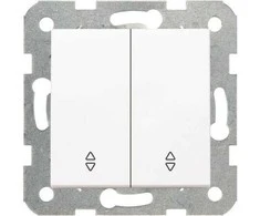 Panasonic Karre 2 klavišų potinkinis perjungiklis, baltas, 10A, 250V (90963617)