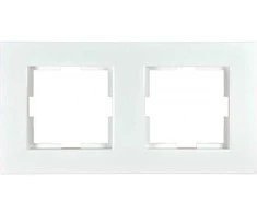 Panasonic KARRE baltas, dvivietis rėmelis (90960261)
