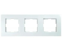 Panasonic KARRE baltas, trivietis rėmelis (90960262)