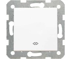 Panasonic Karre Kryžminis perjungiklis 1 klavišo, baltas (90963631)