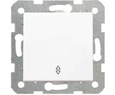 Panasonic Karre potinkinis perjungiklis 1 klavišo, baltas, 10A, 250V (90963604)