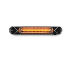 Pastatomas Infraraudonųjų spindulių šildytuvas Heatum H2500R CORE Juodas su vienkoju stovu