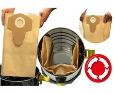 PARKSIDE Popierinis šiukšlių maišelis 30250132 5 vnt po 20 Ltr Grizzly/Parkside/ Caramba