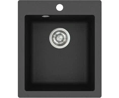 Compotexa Akmens masės plautuvė HELIKA Simplex SQS100W, Silicsana spalva: Migdolinė | Blanched almond 113