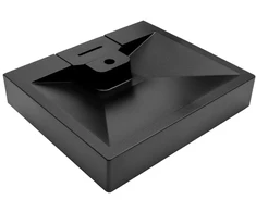 Compotexa Granito praustuvas voniai TURTL Locus BQW600-601, juodos spalvos