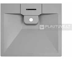 Praustuvas voniai Locus BQW520, Silicsana spalva: Juoda | Juodas metallic 601