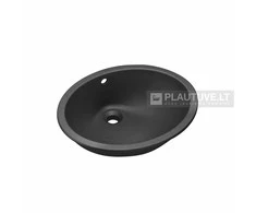 Praustuvas voniai Neces BQC49, Silicsana spalva: Juoda | Juodas metallic 601