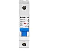 Automatinis jungiklis Schrack AM618110 (B10, 1P, 230V, 6kA)