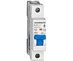 Automatinis jungiklis Schrack AM618120 (B20, 1P, 230V, 6kA)