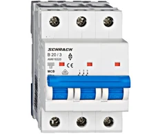 Automatinis jungiklis Schrack AM618320 (B20, 3P, 230V, 6kA)