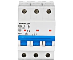 Automatinis jungiklis Schrack AM618332 (B32, 3P, 230V, 6kA)