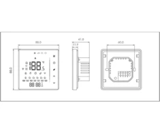 WiFi termostatas Konveka TW230-3 juodas