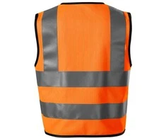 Adler Vaikiška Atspindinti Liemenė RIMECK HV Bright 9V4, Oranžinė