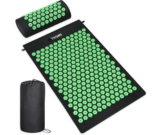 Akupresūros kilimėlis THOMS Žalias Relax 63.5x39cm su pagalvėle