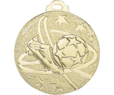 Sportinis apdovanojimas Auksinis Medalis Futbolas 50 mm, NY04