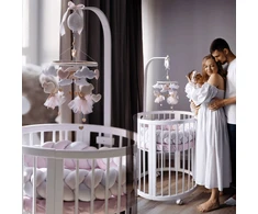 Baldakimo Ir Žaisliu Laikiklis Lovelei Ingvart Smart, 82х35х2,5 cm, Baltas