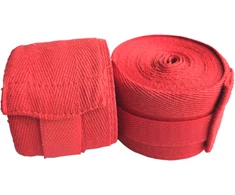 Bokso tvarstis THOMS Real Raudona 5cm x 4,5m iš 100% medvilnės