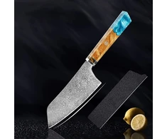 Damasko Plieno 15.5cm Kapojimo Peilis Usugiri JH-D-015