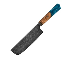 Damasko Plieno 18,5cm Nakiri Peilis Usugiri JH-D-015