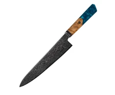 Damasko Plieno 23cm Šefo Peilis Usugiri JH-D-015
