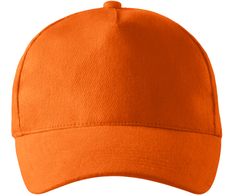 Kepurė su Snapeliu MALFINI 5P 307 Unisex, Oranžinė 340g/m2