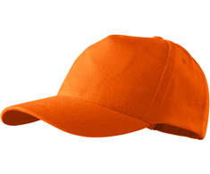 Kepurė su Snapeliu MALFINI 5P 307 Unisex, Oranžinė 340g/m2