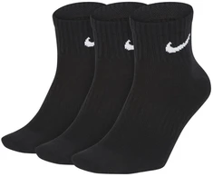 Kojinės Nike Everyday Lightweight Ankle 3PR Juodos