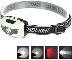 LED Galvos Žibintas BORUiT RJ-LW601 Baltas, Skirtas Bėgiojimui