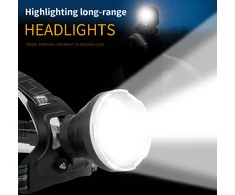 LED Galvos Žibintas BORUiT YHX-1030, su SOS švilpuku