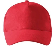Adler Kepurė su Snapeliu MALFINI 5P 307 Unisex, Raudona 340g/m2