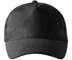 Malfini As Kepurė su Snapeliu MALFINI 5P 307 Unisex, Juoda 340g/m2