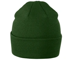 Malfini As Unisex megzta kepurė MALFINI Beanie 315 bottle žalias – klasikinis žieminis modelis