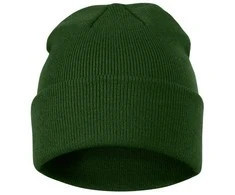 Malfini As Unisex megzta kepurė MALFINI Beanie 315 bottle žalias – klasikinis žieminis modelis
